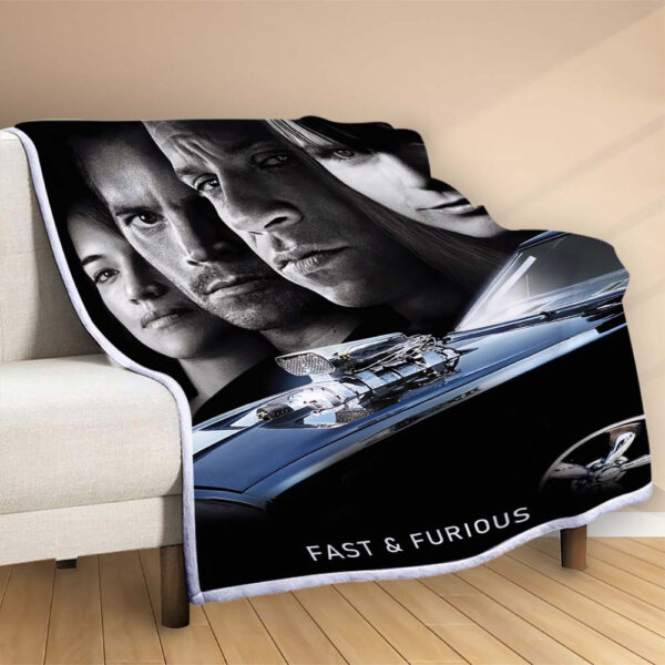 Plaid Fast And Furious 1002 Couverture Polaire Plaid Canapé – Image 2