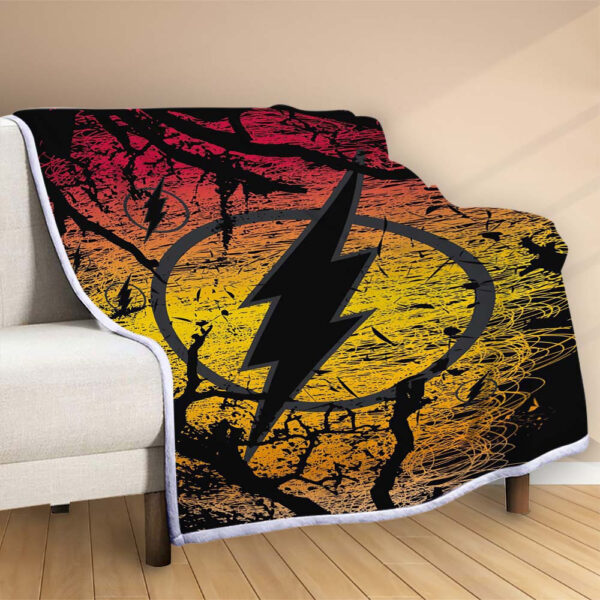 Plaid Flash dans DC Comic 1001 Couverture Polaire Plaid Canapé – Image 2