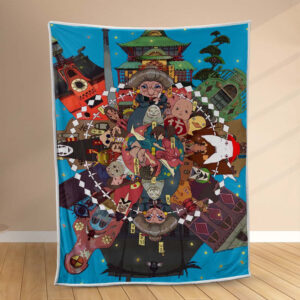 Plaid Ghibli Chihiro 1002 Couverture Polaire Plaid Canapé