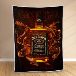 Plaid Jack Daniel's Fire 2 Couverture Polaire Plaid Canapé