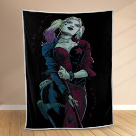 Plaid Harley Quinn DC 1001 Couverture Polaire Plaid Canapé