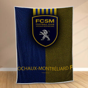 Plaid FSCM FC Sochaux-Montbéliard 2 Couverture Polaire Plaid Canapé