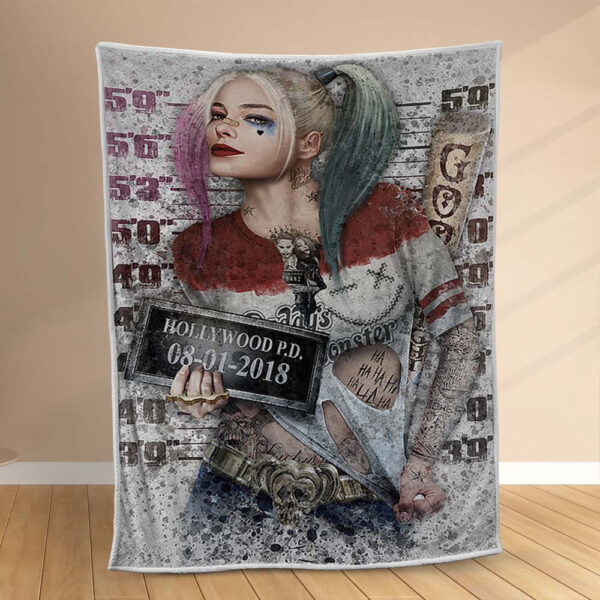 Plaid Harley Quinn DC 1003 Couverture Polaire Plaid Canapé