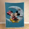 Plaid Mickey et Minnie Couverture Polaire Plaid Canapé