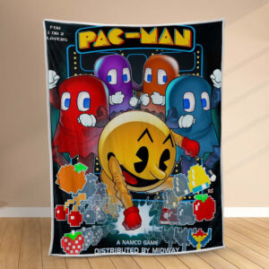 Plaid Jeu Pacman 1006 Couverture Polaire Plaid Canapé