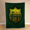 Plaid FC Nantes 11 Couverture Polaire Plaid Canapé