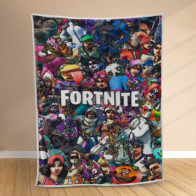 Plaid Peinture Fortnite FN06 Couverture Polaire Plaid Canapé