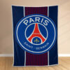 Plaid PSG FC Paris Saint Germain Football Club 10 Couverture Polaire Plaid Canapé