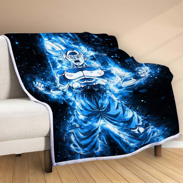 Plaid Son Goku Dragon Ball Z 1007 Couverture Polaire Plaid Canapé – Image 2