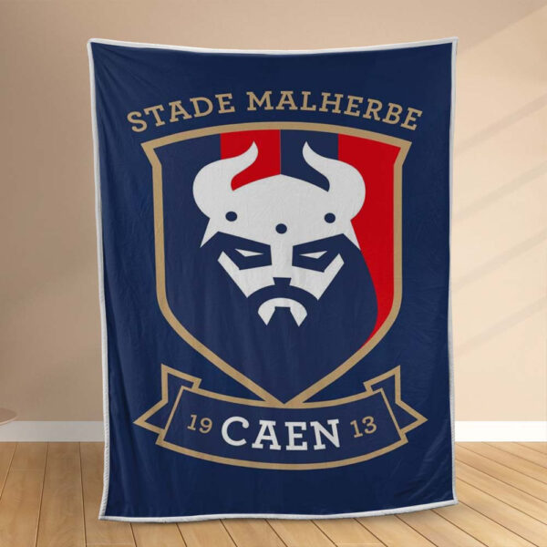 Plaid SM Caen 5 Couverture Polaire Plaid Canapé