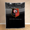 Plaid Stade Rennais FC 3 Couverture Polaire Plaid Canapé