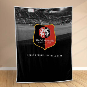 Plaid Stade Rennais FC 3 Couverture Polaire Plaid Canapé