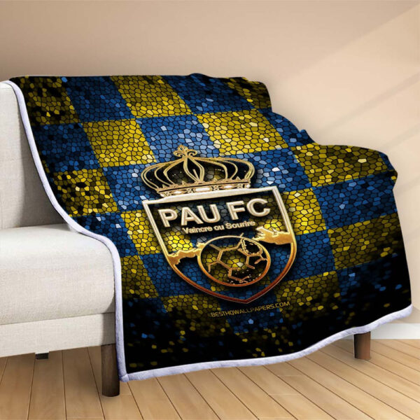 Plaid Pau FC 1 Couverture Polaire Plaid Canapé – Image 2