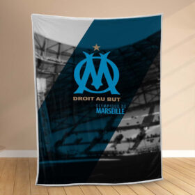 Plaid OM Olympique de Marseille 1 Couverture Polaire Plaid Canapé
