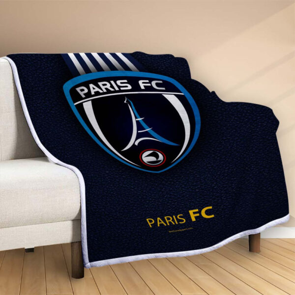 Plaid Paris FC 1 Couverture Polaire Plaid Canapé – Image 2