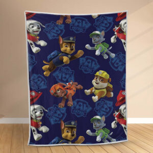 Plaid Pat' Patrouille Tous les personnages 1003 Couverture Polaire Plaid Canapé