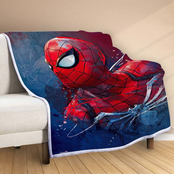 Plaid Spiderman Avengers Marvel 1008 Couverture Polaire Plaid Canapé – Image 2