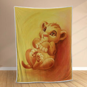 Plaid Simba Le Roi Lion 1001 Couverture Polaire Plaid Canapé