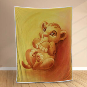 Plaid Simba Le Roi Lion 1001 Couverture Polaire Plaid Canapé