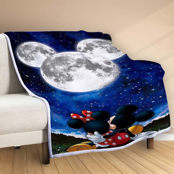 Plaid Mickey et MinnieDisney 1002 Couverture Polaire Plaid Canapé – Image 2