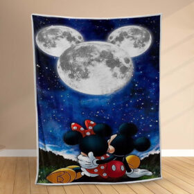 Plaid Mickey et MinnieDisney 1002 Couverture Polaire Plaid Canapé