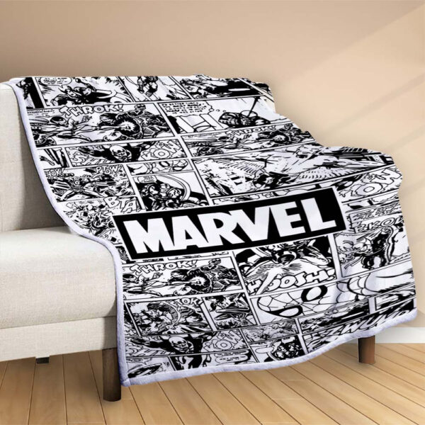 Plaid Marvel Avengers 1010 Couverture Polaire Plaid Canapé – Image 2
