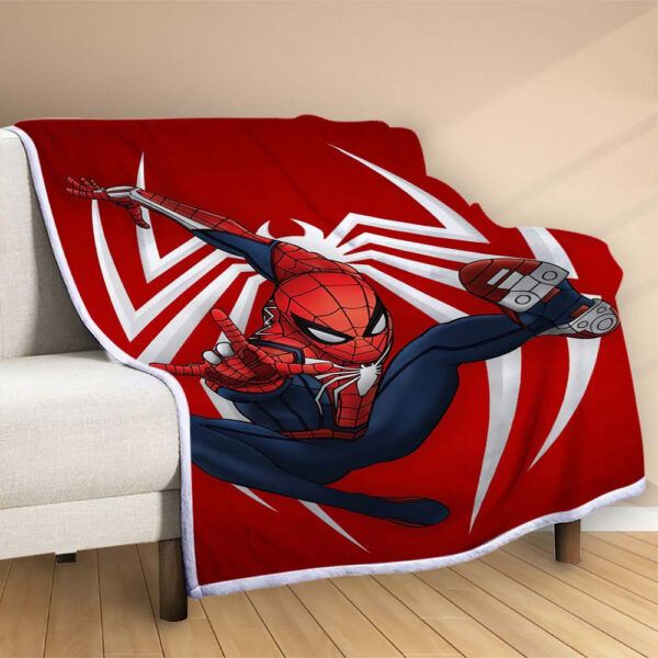 Plaid Spiderman Avengers Marvel 1019 Couverture Polaire Plaid Canapé – Image 2