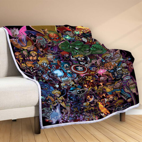 Plaid Marvel Avengers 1011 Couverture Polaire Plaid Canapé – Image 2