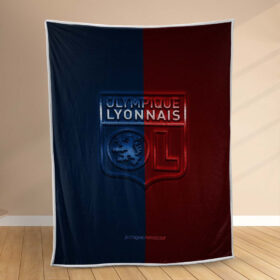 Plaid OL Olympique Lyonnais FC 4 Couverture Polaire Plaid Canapé