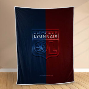 Plaid OL Olympique Lyonnais FC 4 Couverture Polaire Plaid Canapé