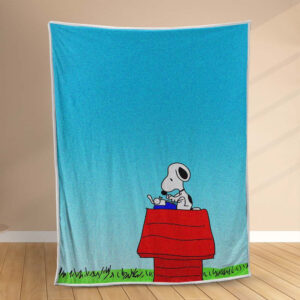 Plaid Snoopy et Woodstock Couverture Polaire Plaid Canapé