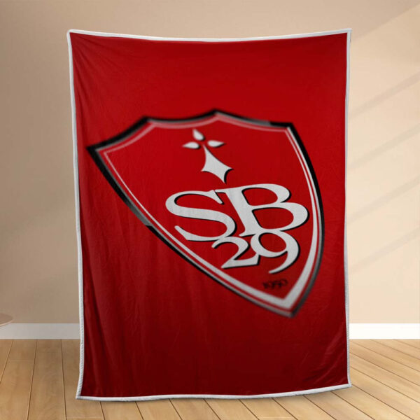 Plaid Stade Brestois 3 Couverture Polaire Plaid Canapé