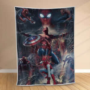 Plaid Marvel super-héros Spiderman Couverture Polaire Plaid Canapé