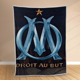 Plaid OM Olympique de Marseille 7 Couverture Polaire Plaid Canapé