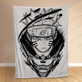 Plaid Naruto Uzumaki Personnage 1002 Couverture Polaire Plaid Canapé