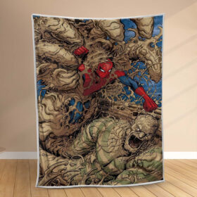 Plaid Spiderman et Sandman Couverture Polaire Plaid Canapé