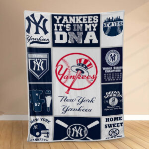 Plaid New York Yankees Baseball Team MLB003 Couverture Polaire Plaid Canapé