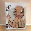 Plaid Salamèche Pokemon 1001 Couverture Polaire Plaid Canapé