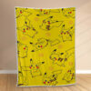 Plaid Pikachu mignon 1002 Couverture Polaire Plaid Canapé