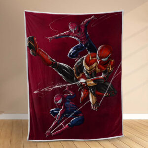 Plaid Spiderman Avengers Marvel 1018 Couverture Polaire Plaid Canapé