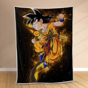 Plaid Son Goku Dragon Ball Z 1004 Couverture Polaire Plaid Canapé