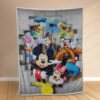 Plaid Mickey Mouse et ses amis Disney Couverture Polaire Plaid Canapé