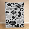 Plaid Mickey Mouse Disney 1002 Couverture Polaire Plaid Canapé