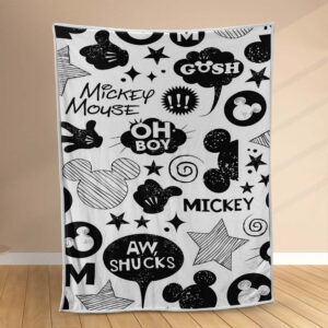Plaid Mickey Mouse Disney 1002 Couverture Polaire Plaid Canapé