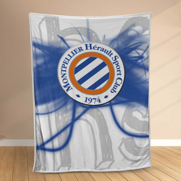 Plaid Montpellier HSC 3 Couverture Polaire Plaid Canapé