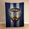 Plaid FC Paris 3 Couverture Polaire Plaid Canapé
