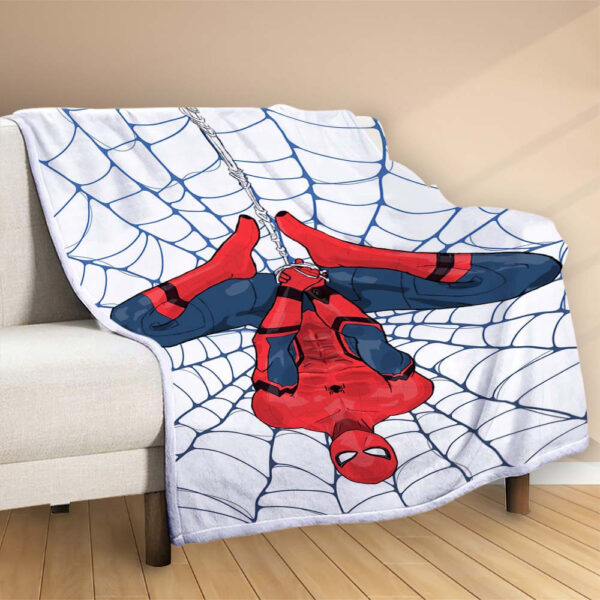 Plaid Spiderman à l'antenne Couverture Polaire Plaid Canapé – Image 2