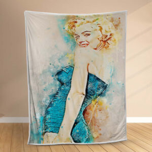 Plaid Art Marilyn Monroe Couverture Polaire Plaid Canapé