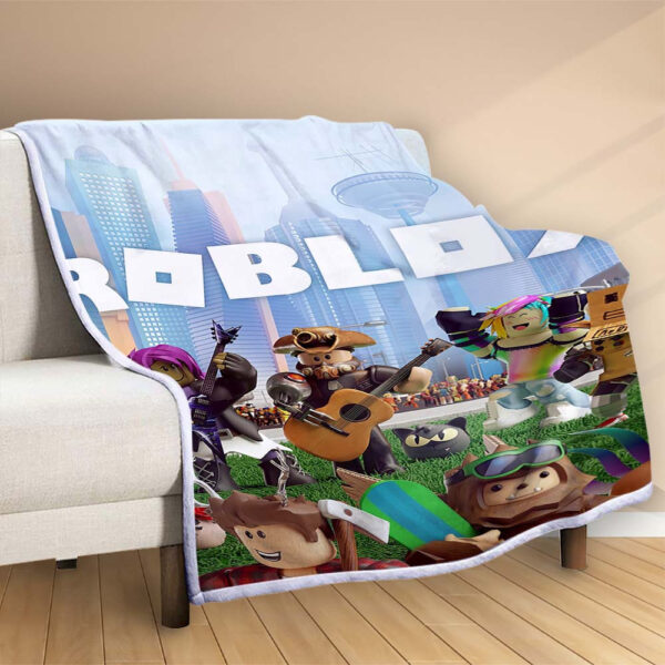 Plaid Jeu de personnages Roblox 1001 Couverture Polaire Plaid Canapé – Image 2