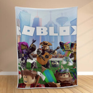 Plaid Jeu de personnages Roblox 1001 Couverture Polaire Plaid Canapé